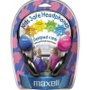 Maxell Kids Safe Headphones, Pink/Blue/Silver (KHP-2)