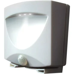 Maxsa Innovations Battery-powered Motion-activated Outdoor Night Light (white)