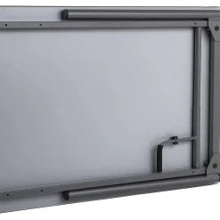 Maxx Legroom Wood Folding Table 30x72, Gray