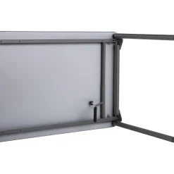 Maxx Legroom Wood Folding Table 30x72, Gray