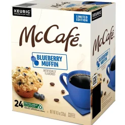 McCafe Blueberry Muffin Coffee Keurig K-Cup Pod, Light Roast, 24/Box (5000365844)