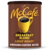 McCafe Breakfast Blend Ground Coffee, Light Roast, 30 Oz. (071526)