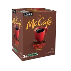 McCafe Premium Roast Coffee Keurig® K-Cup® Pods, Medium Roast, 24/Box (5000201379)