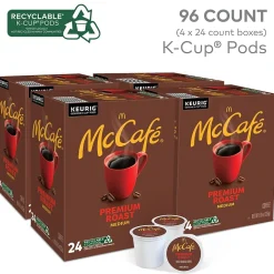 McCafe Premium Roast Coffee Keurig® K-Cup® Pods, Medium Roast, 96/Carton (080375CT)