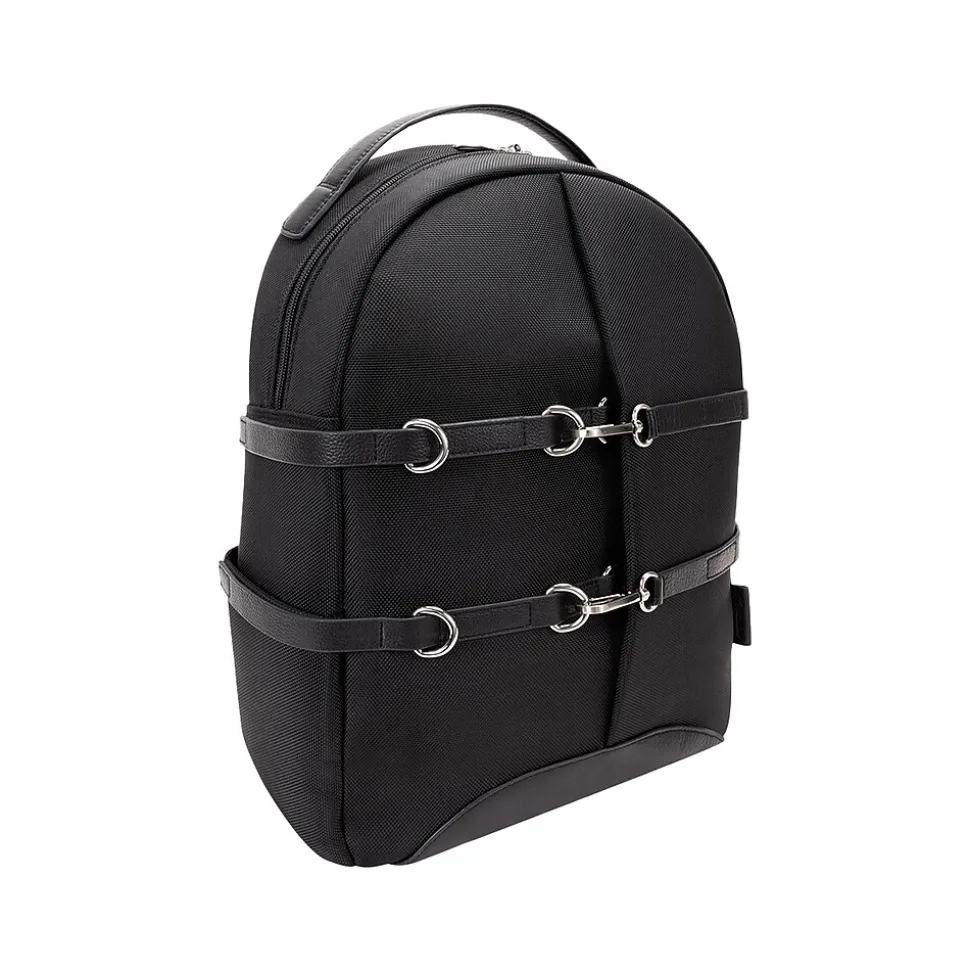 McKlein Oakland U Series Laptop Backpack, Solid, Black (78795)