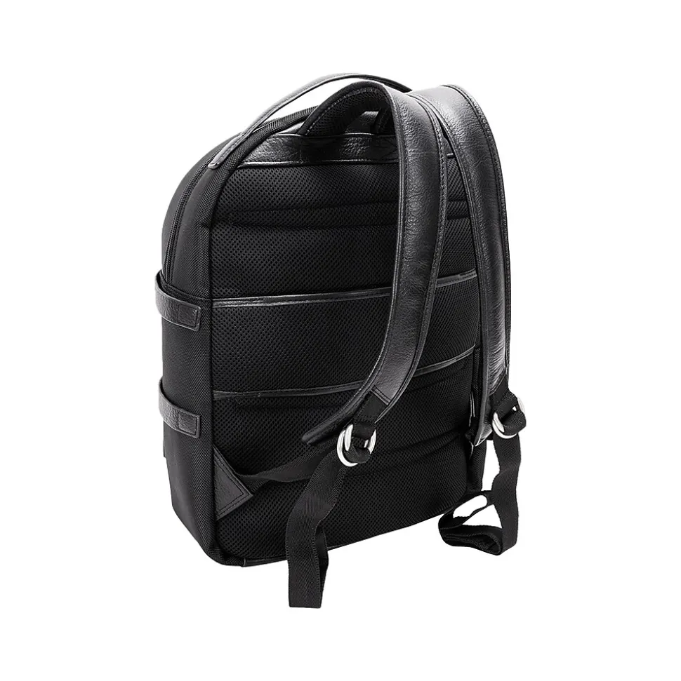 McKlein Oakland U Series Laptop Backpack, Solid, Black (78795)