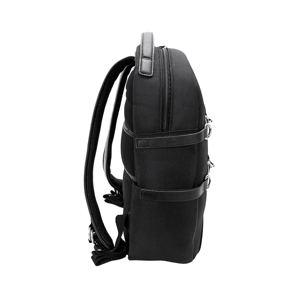 McKlein Oakland U Series Laptop Backpack, Solid, Black (78795)