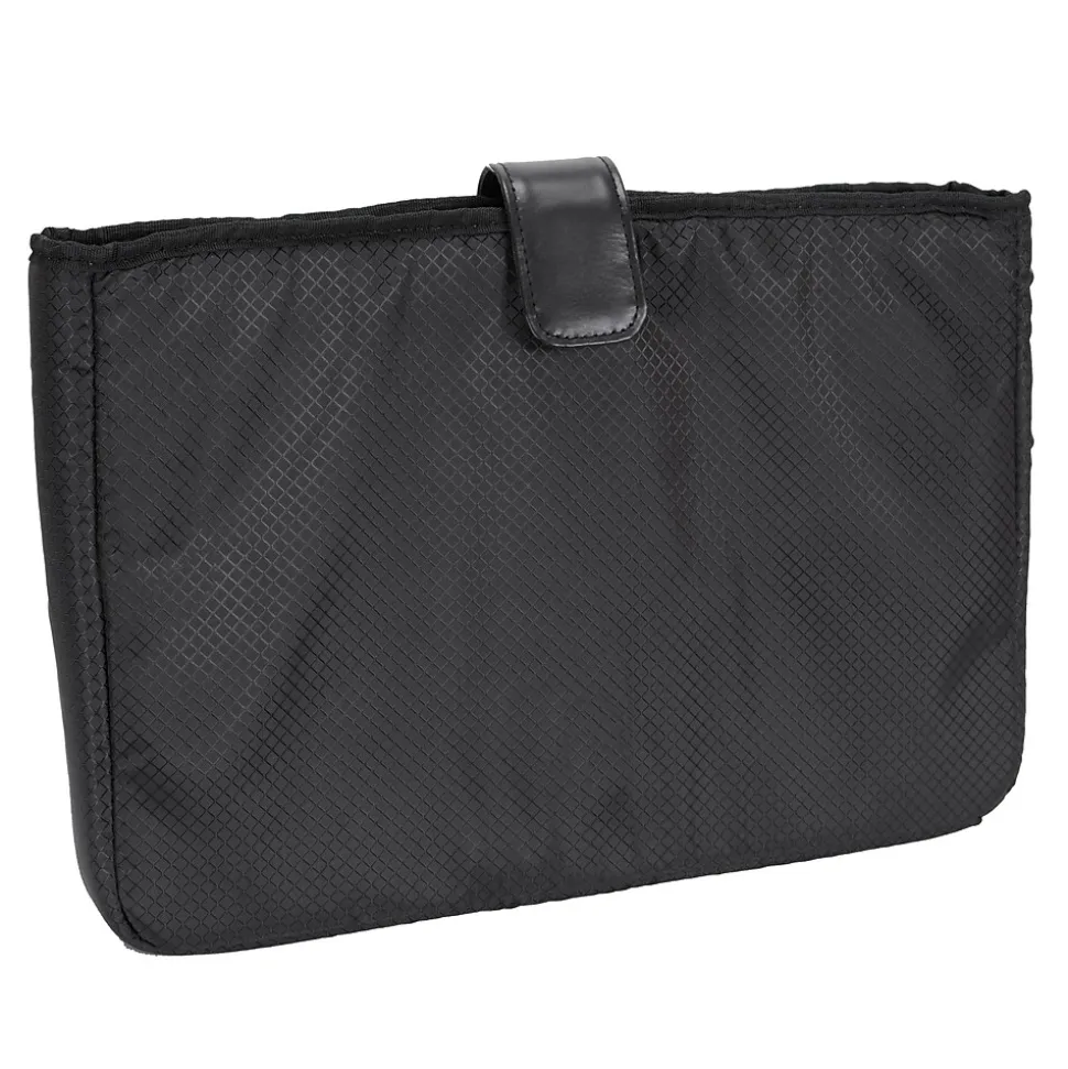 McKlein Roosevelt, Patented Detachable Wheeled Laptop Briefcase, Tech-Lite Ballistic Nylon, Black (74555)
