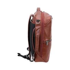 McKlein U Series East Side Laptop Backpack, Brown Leather (18874)