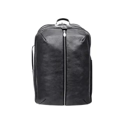 McKlein U Series Englewood Laptop Backpack, Black Leather (18895)