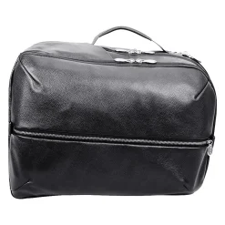 McKlein U Series Englewood Laptop Backpack, Black Leather (78895)