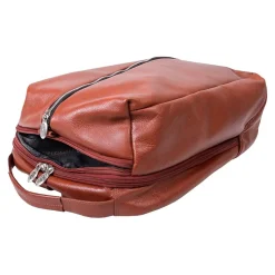 McKlein U Series South Shore Laptop Backpack, Brown Leather (18884)