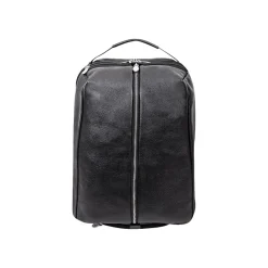 McKlein U Series South Shore Laptop Backpack, Black Leather (18885)
