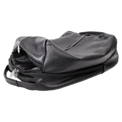 McKlein U Series South Shore Laptop Backpack, Black Leather (18885)