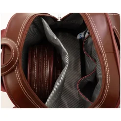 McKleinUSA ACADIA Mini Bow Backpack with Coin Purse, Red (99716)