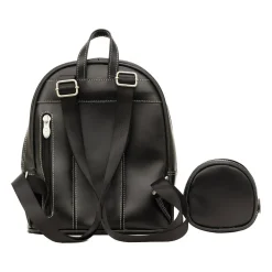 McKleinUSA ACADIA Mini Bow Backpack with Coin Purse, Black (99715)
