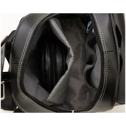 McKleinUSA ACADIA Mini Bow Backpack with Coin Purse, Black (99715)