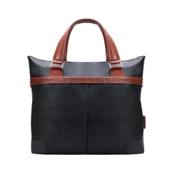 McKleinUSA EASTWARD U Series Leather Pocket Briefcase, Black (18392)