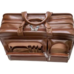 McKleinUSA Hubbard Leather Briefcase, Brown (88434)
