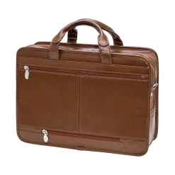 McKleinUSA Hubbard Leather Briefcase, Brown (88434)