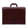 McKleinUSA Lawson V Series Leather Locking Attache, Burgundy (80456)