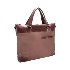 McKleinUSA N Series EASTWARD Nylon Slim Briefcase, Khaki (18394)