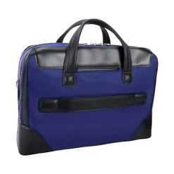 McKleinUSA N Series HARPSWELL Nylon Pocket Briefcase, Navy (18567)
