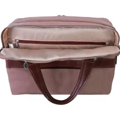 McKleinUSA N Series HARTFORD Nylon Dual Compartment Briefcase, Khaki (18584)