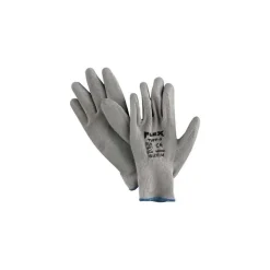 MCR Safety Flex-Tuff II Coated Gloves, Medium, Grey, Dozen (9688M)