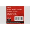 Mead 3" x 5" Index Cards, Blank, White, 100/Pack, 36 Pack/Bundle (MEA63352)