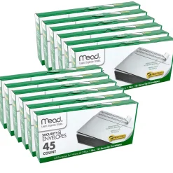 Mead Kraft Self Seal Security Tinted #10 Business Envelope 4 1/8" x 9 1/2", 45/Box, 12 Boxes/Bundle (MEA75026-12)