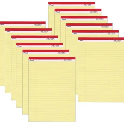 Mead Standard Legal Pad, 8.5" x 11.75", 50 Sheets/Pad, 12 Pads (MEA59610-12)