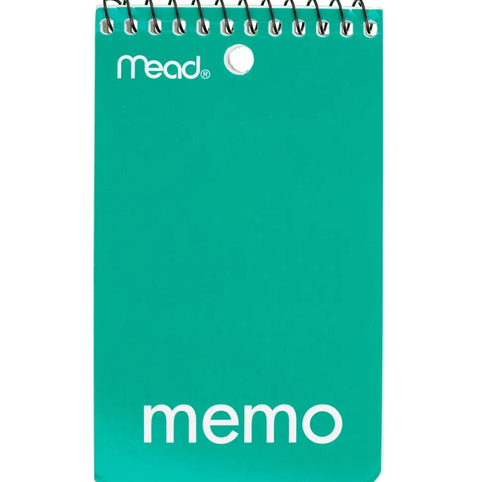 Mead 1-Subject Notebooks, 3" x 5", College Ruled, 60 Sheets, Assorted Colors (45354)