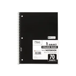 Mead 1-Subject Notebooks, 8