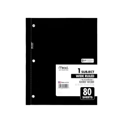 Mead Wireless Neatbook 1-Subject Notebooks, 8