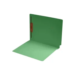 Medical Arts Press End Tab File Folder, Straight Cut, Letter-Size, Green, 50/Box (S-09242-GRN)