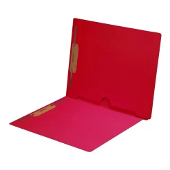Medical Arts Press End Tab File Folder, Straight Cut, Letter-Size, Red, 250/Box (S-09019-RED-B)