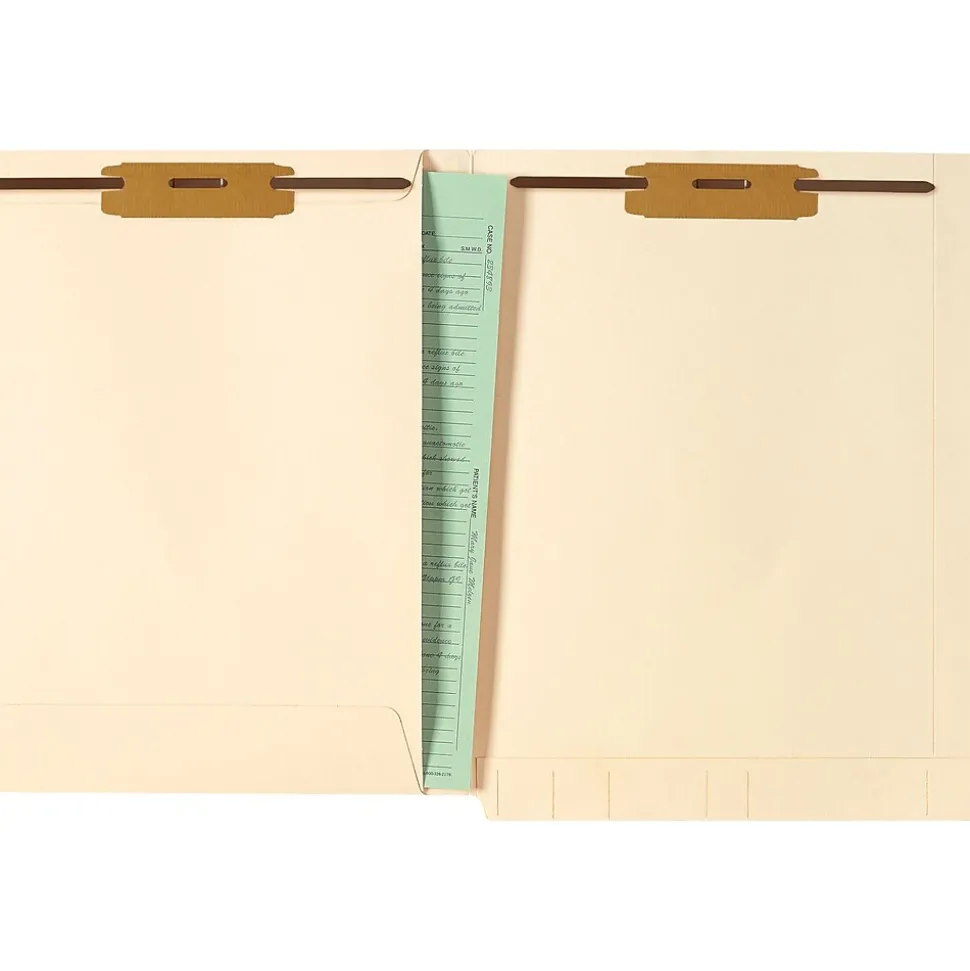 Medical Arts Press End tab File Folders, letter size manila, reinforced end tab, 50/Box (53065)