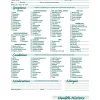 Medical Arts Press® Health History Patient Care Form, Green FormFamily™