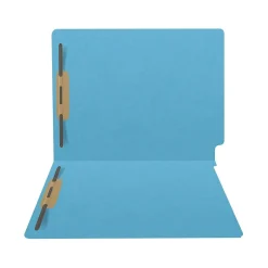 Medical Arts Press Heavy Duty End Tab File Folder, Straight Cut, Letter Size, Dark Blue, 40/Box (S-09459-DBL)