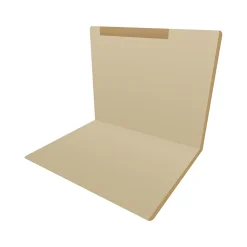 Medical Arts Press Heavy-Duty End Tab File Folder, Straight Cut, Letter-Size, Manila, 50/Box (S-09466-TAN)