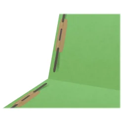 Medical Arts Press Heavy-Duty End Tab File Folder, Straight Cut, Letter-Size, Green, 40/Box (S-09459-GRN)