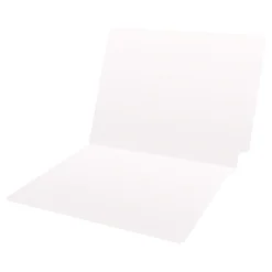 Medical Arts Press Heavy-Duty End Tab File Folder, Straight Cut, Letter-Size, White, 40/Box (S-09458-WHT)