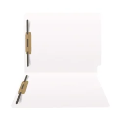 Medical Arts Press Heavy-Duty End Tab File Folder, Straight Cut, Letter-Size, White, 40/Box (S-09459-WHT)