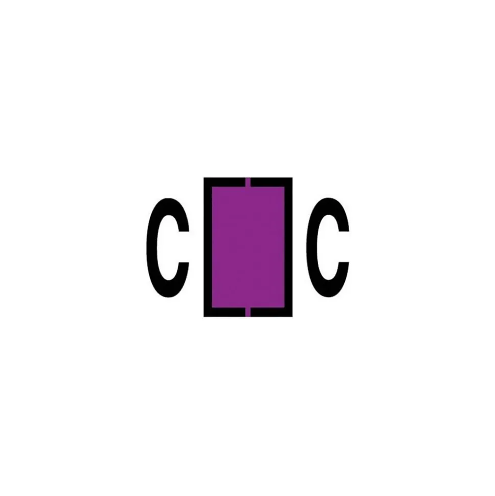 Medical Arts Press® Jeter® Compatible Alpha Sheet Style Labels, Letter C