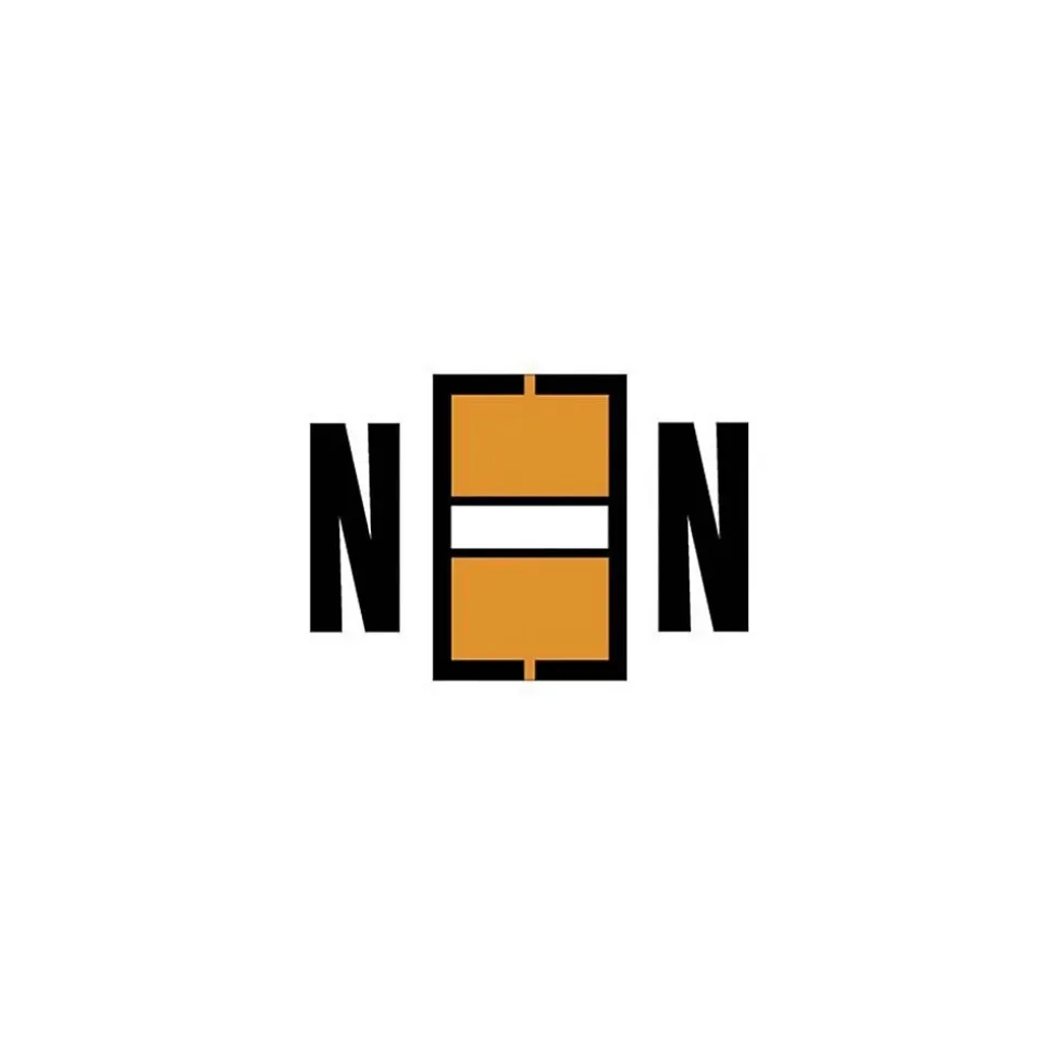 Medical Arts Press® Jeter® Compatible Alpha Roll Style Labels, Letter N