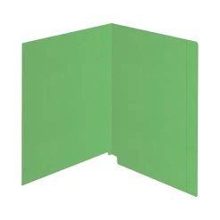 Medical Arts Press Kardex Match Recycled Reinforced End Tab File Folder, Straight Cut, Letter Size, Green, 100/Box (53057GN)