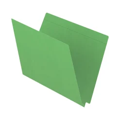 Medical Arts Press Kardex Match Recycled Reinforced End Tab File Folder, Straight Cut, Letter Size, Green, 100/Box (53057GN)