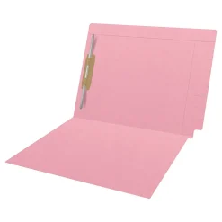 Medical Arts Press Kardex Match Reinforced End Tab File Folder, Straight Cut, Letter Size, Pink, 50/Box (S-09483-PNK)