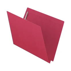 Medical Arts Press Kardex Match Reinforced End Tab File Folder, Straight Cut, Letter Size, Red, 50/Box (S-09483-RED)